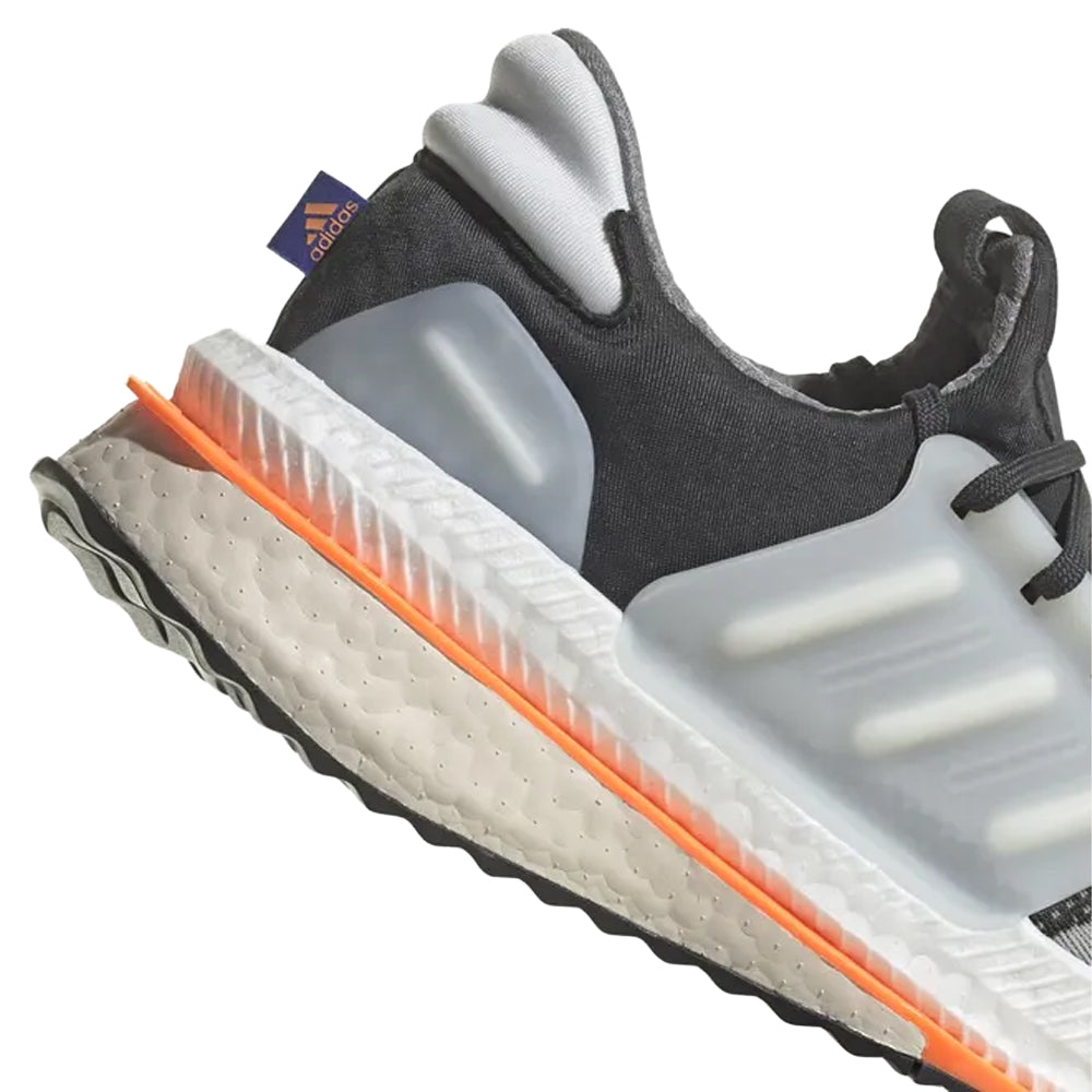 Grey - Pack Shot - Adidas Womens-Ladies X_PLRBOOST Suede Trainers