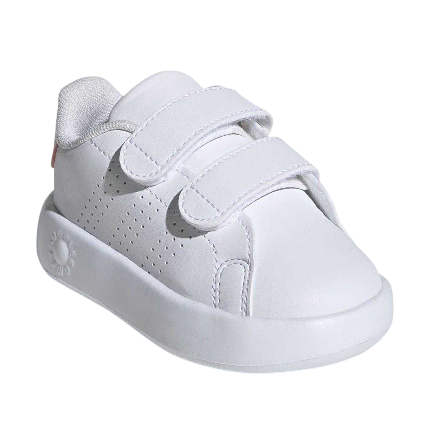 White-Pink - Lifestyle - Adidas Baby Advantage CF Synthetic Trainers