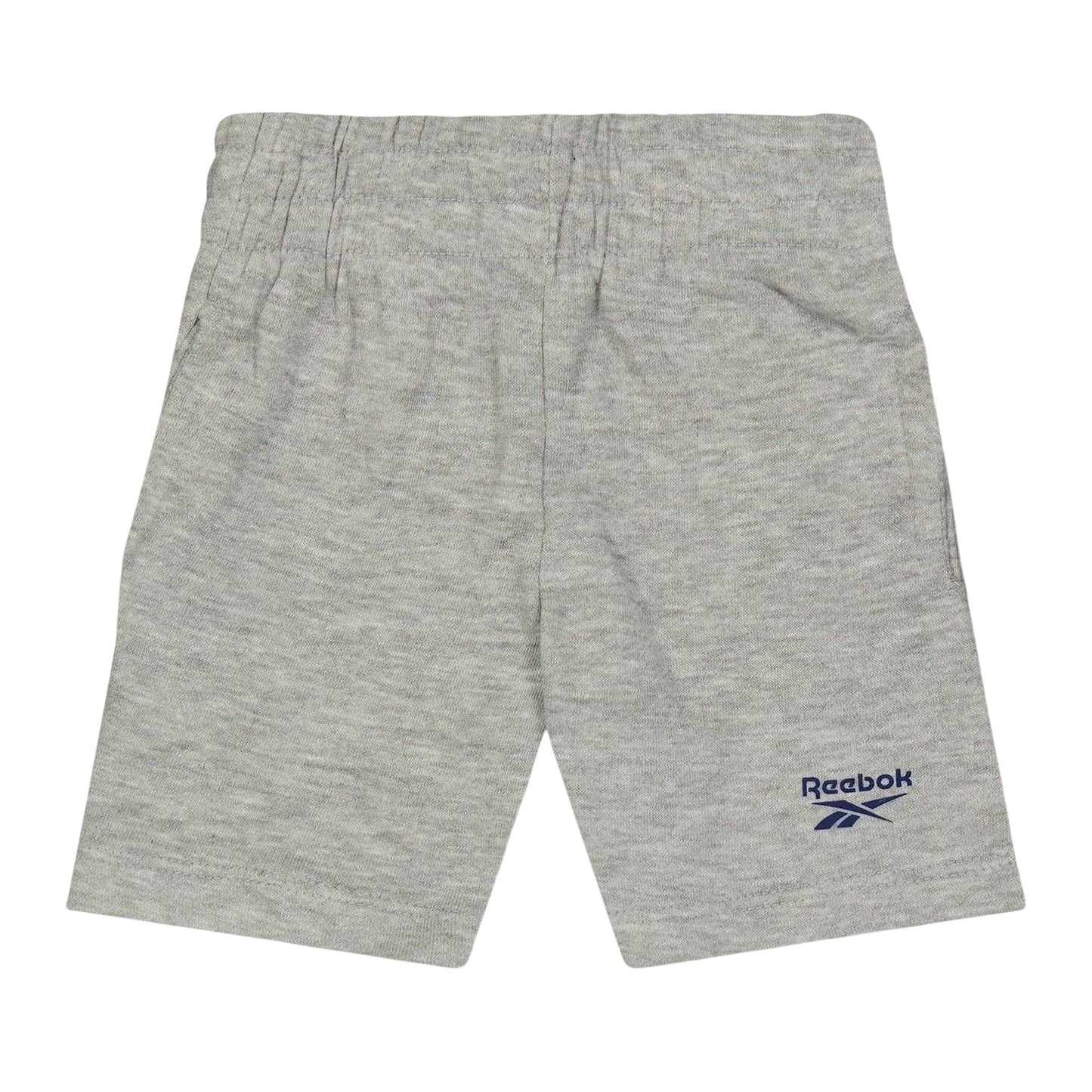 Light Grey Heather - Front - Reebok Baby Cotton Blend Sweat Shorts
