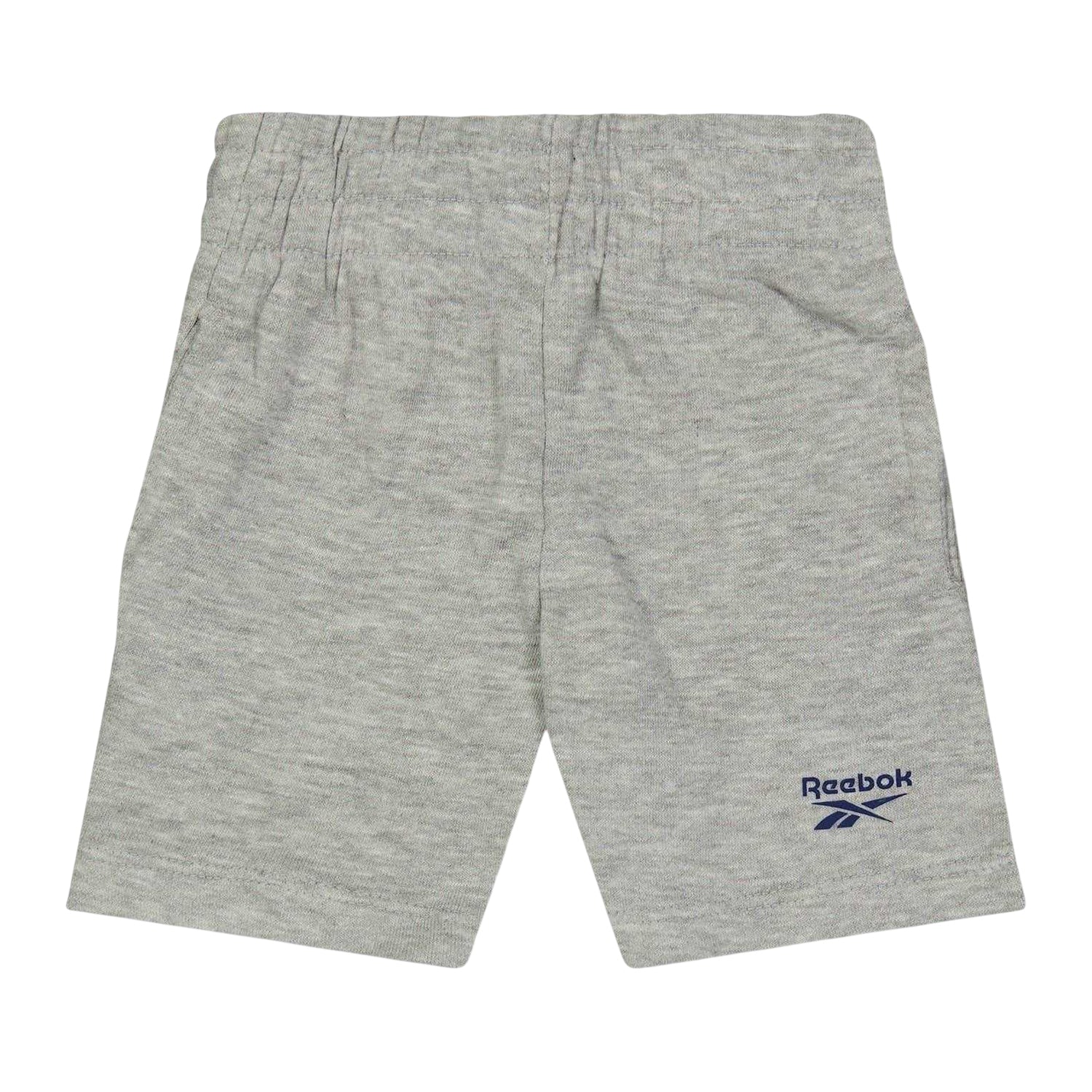 Light Grey Heather - Front - Reebok Baby Cotton Blend Sweat Shorts