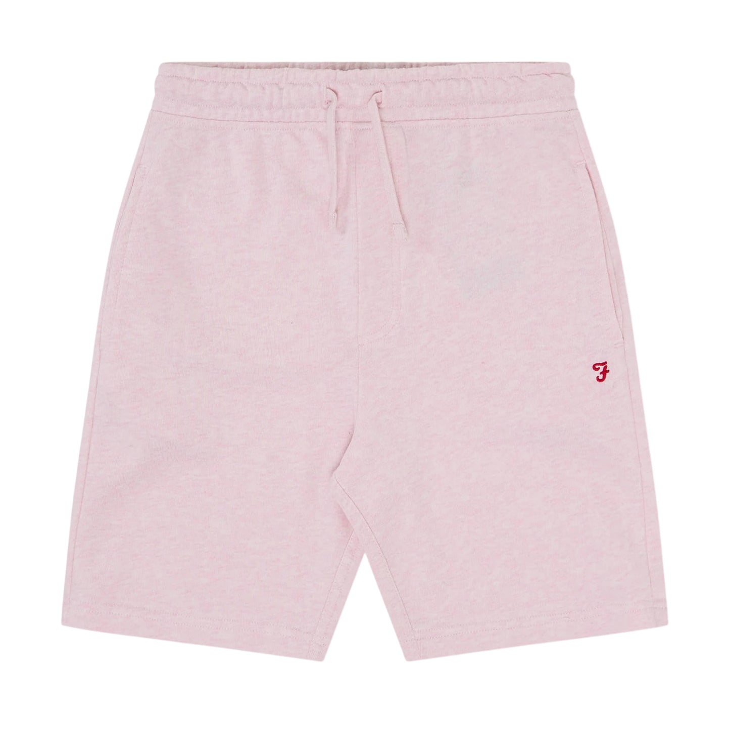 Pink - Front - Farah Childrens-Kids Relaxed Fit Sweat Shorts