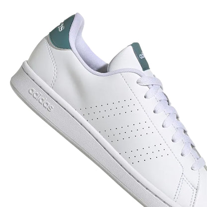 White - Pack Shot - Adidas Unisex Adult Sportswear Advantage Trainers