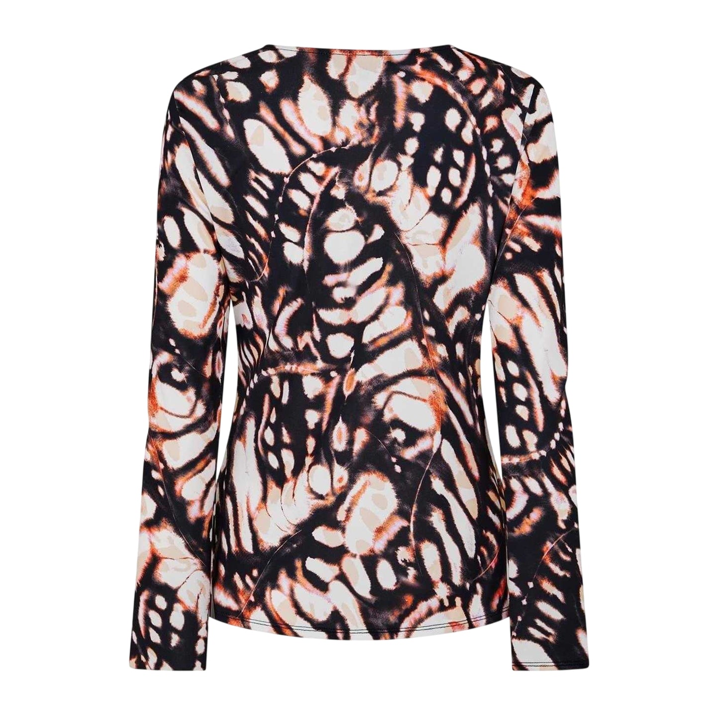 Butterfly Green - Back - Biba Womens-Ladies Butterfly Lightweight Blouse