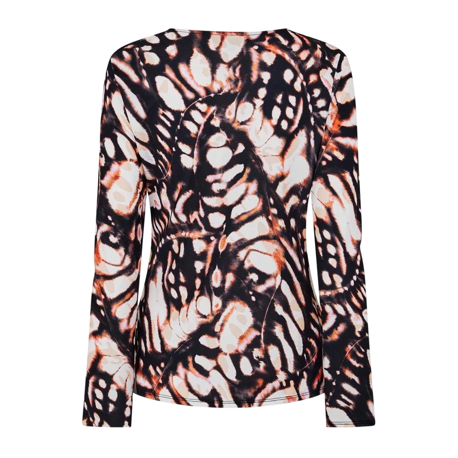 Butterfly Green - Back - Biba Womens-Ladies Butterfly Lightweight Blouse