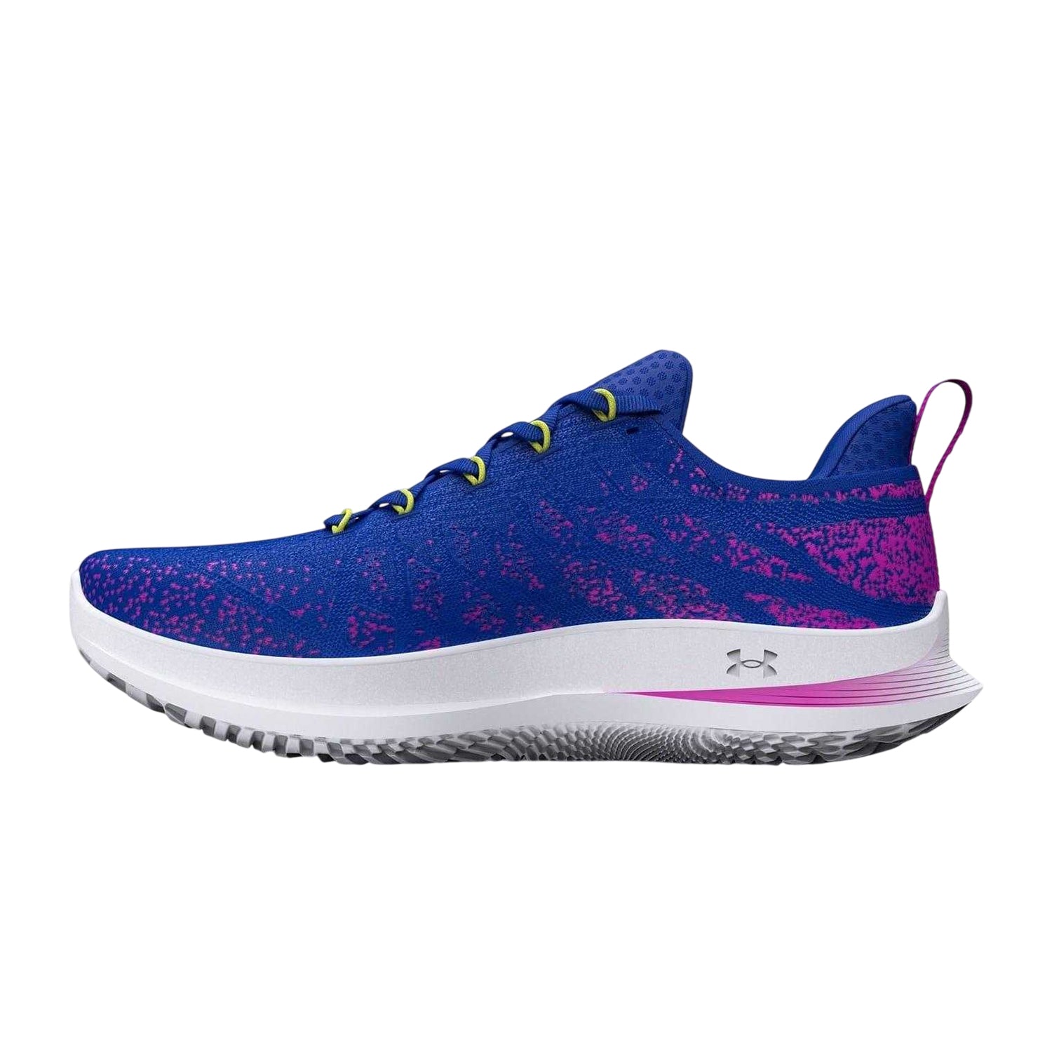 Royal Blue-Magenta - Back - Under Armour Mens Velociti 3 Trainers