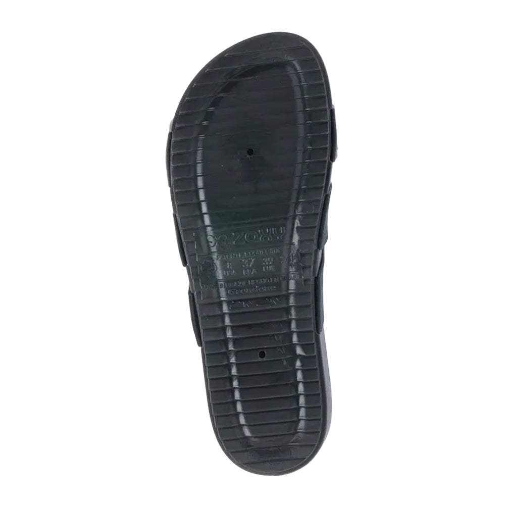 Black - Side - Zaxy Womens-Ladies Respiro Sandals