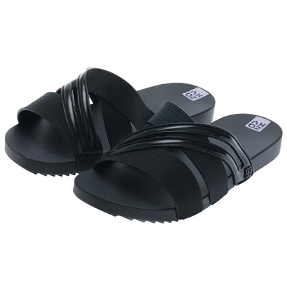 Black - Front - Zaxy Womens-Ladies Respiro Sandals
