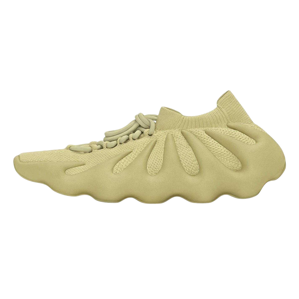 Yellow Sulphur - Back - Yeezy Childrens-Kids 450 Logo Knitted Trainers