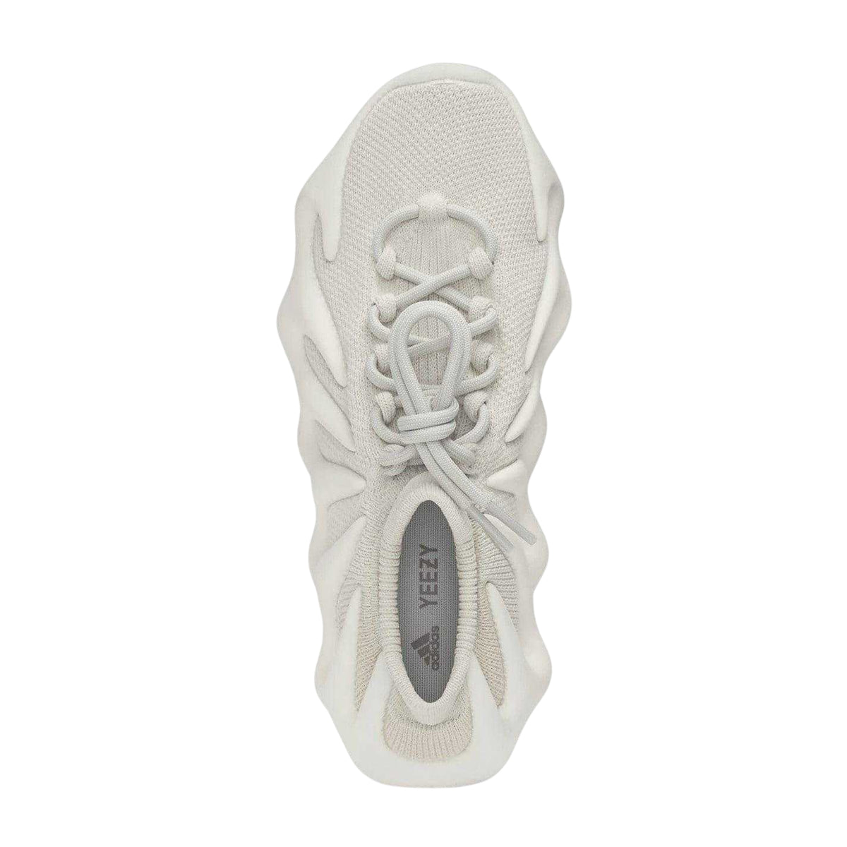Cloud White - Side - Yeezy Childrens-Kids 450 Logo Knitted Trainers