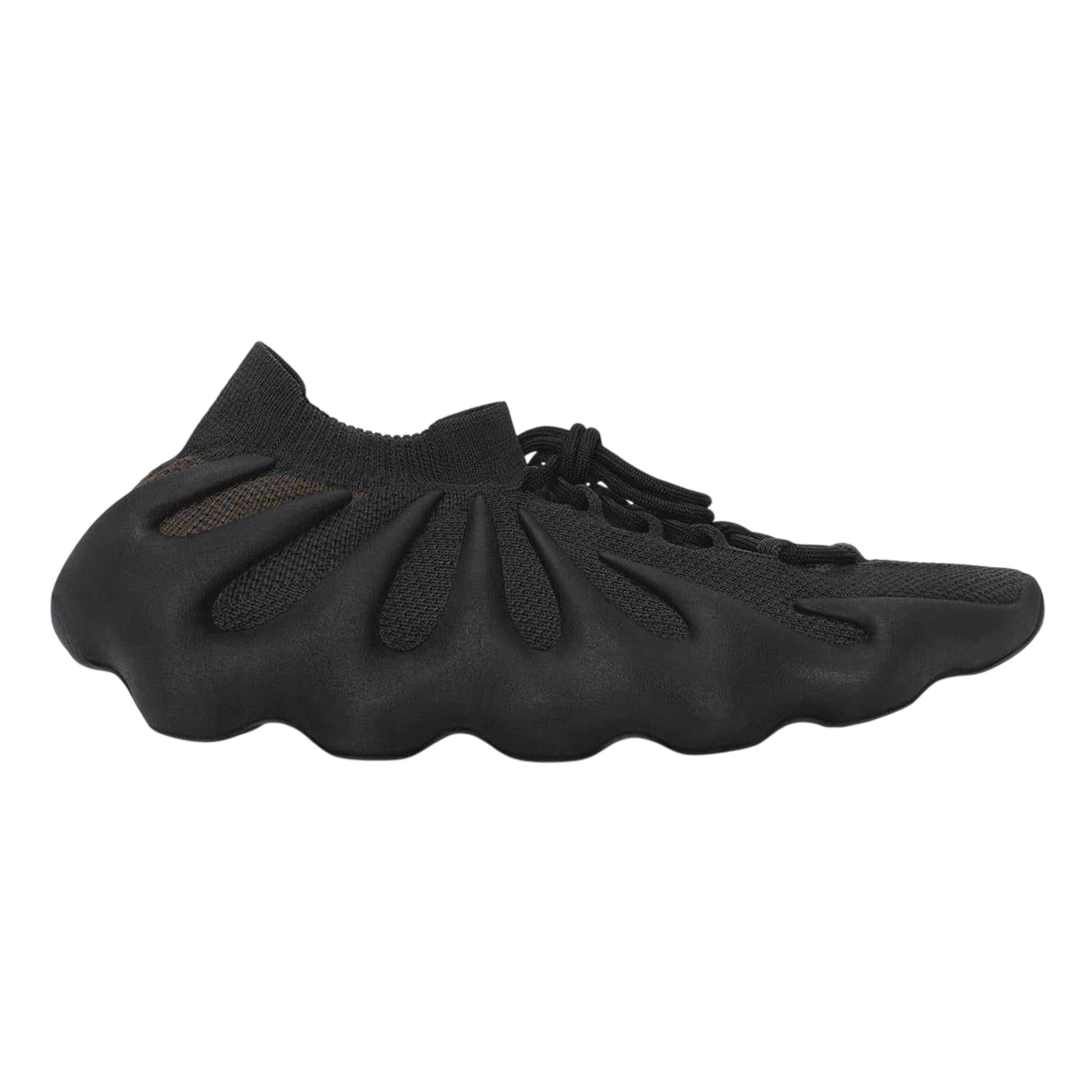 Dark Slate - Front - Yeezy Childrens-Kids 450 Logo Knitted Trainers