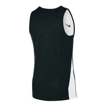Black-White - Back - Nike Mens Team Reversible V Neck Sleeveless Jersey