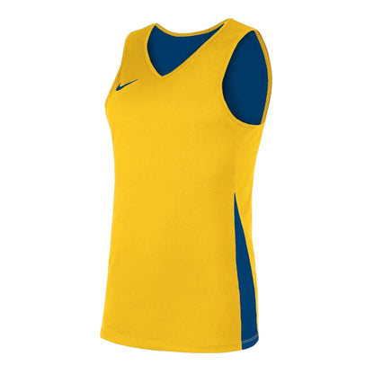Yellow-Blue - Front - Nike Mens Team Reversible V Neck Sleeveless Jersey