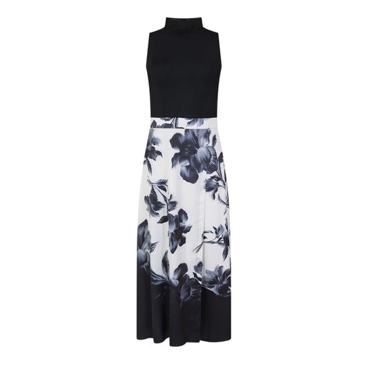 Black - Front - Ted Baker Womens-Ladies Printed Mesh Top