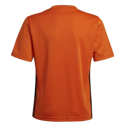Orange-Black - Back - Adidas Childrens-Kids Tabela 23 Logo Football Jersey