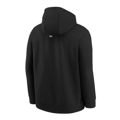 Black - Back - Nike Mens NBA LA Lakers Hoodie