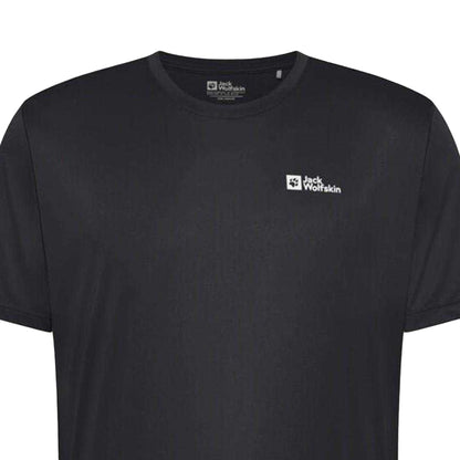 Phantom - Back - Jack Wolfskin Mens Tech Logo T-Shirt