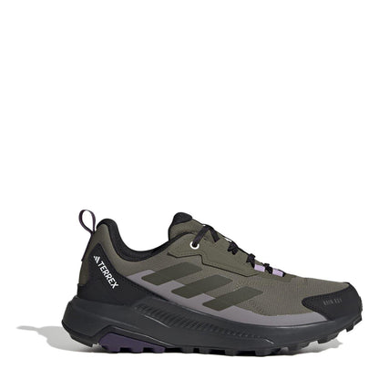 Black-Green - Front - Adidas Womens-Ladies Terrex Anylander Rain.RDY Hiking Shoes