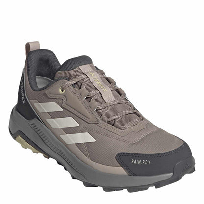 Brown - Side - Adidas Womens-Ladies Terrex Anylander Rain.RDY Hiking Shoes