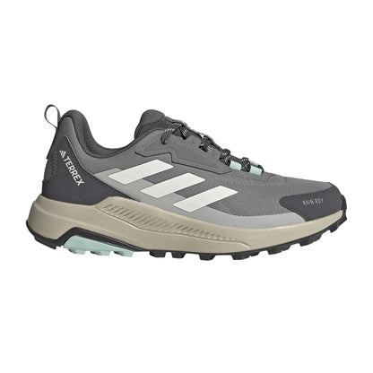 Grey-White - Front - Adidas Womens-Ladies Terrex Anylander Rain.RDY Hiking Shoes