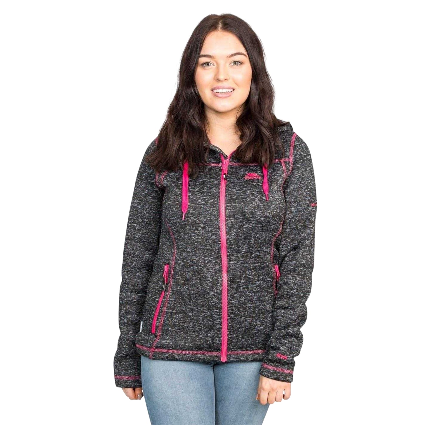 Black Marl - Side - Trespass Womens-Ladies Odelia Sweatshirt