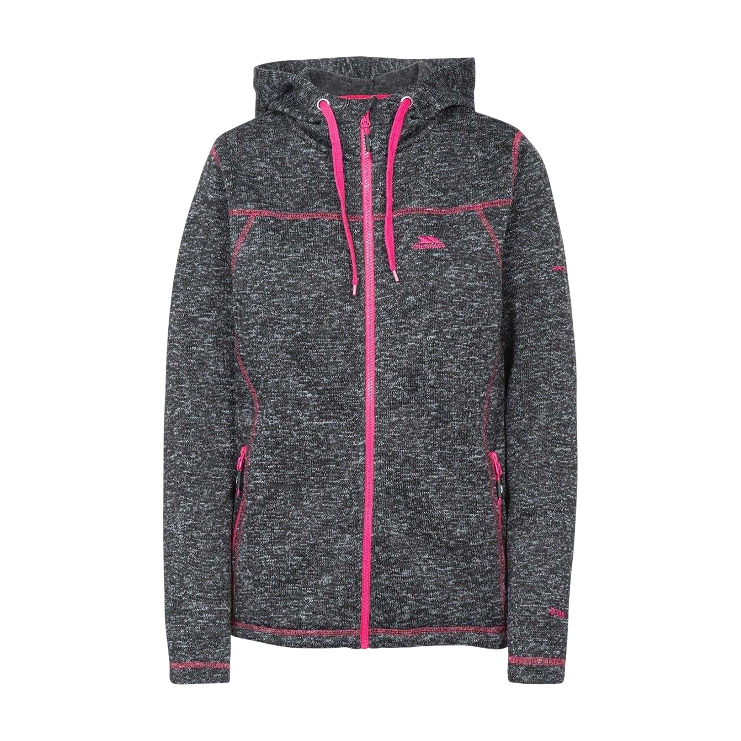 Black Marl - Front - Trespass Womens-Ladies Odelia Sweatshirt