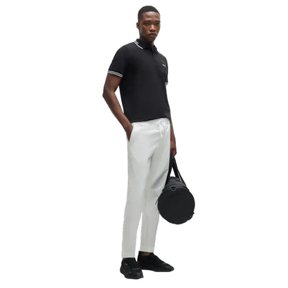 White - Side - Boss Mens T_Flex Golf Trousers