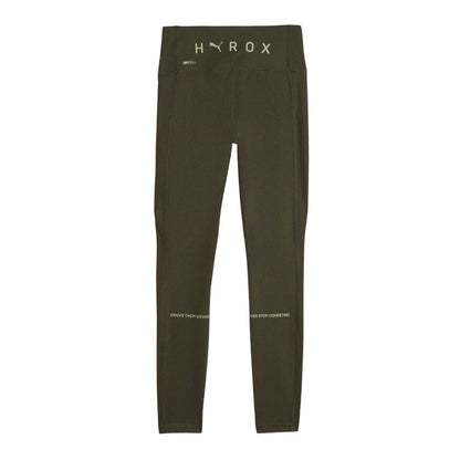 Dark Olive - Back - Puma Womens-Ladies Hyrox Performance Compression Tight Leggings