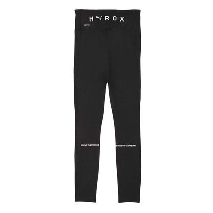 Puma Black - Back - Puma Womens-Ladies Hyrox Performance Compression Tight Leggings