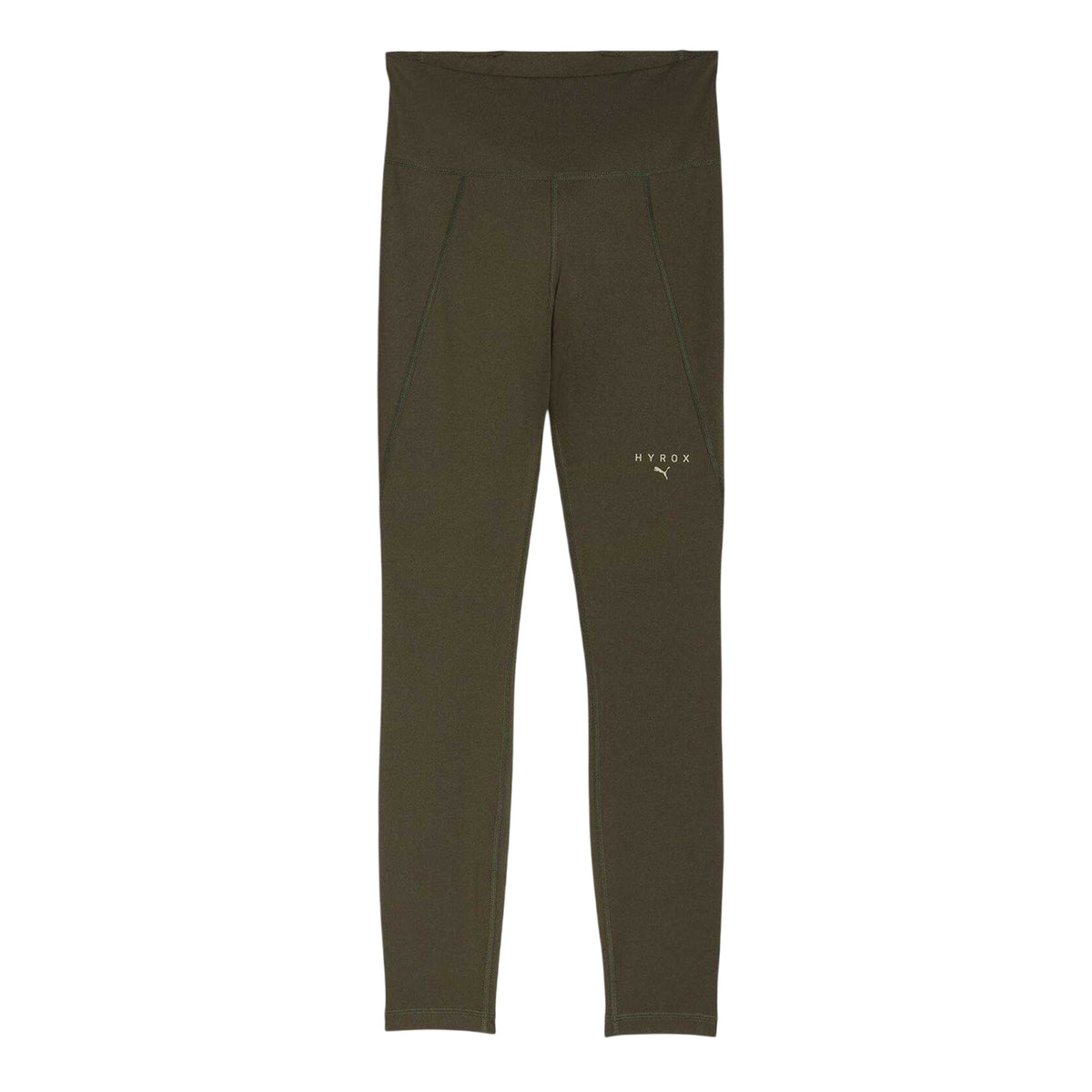 Dark Olive - Front - Puma Womens-Ladies Hyrox Performance Compression Tight Leggings