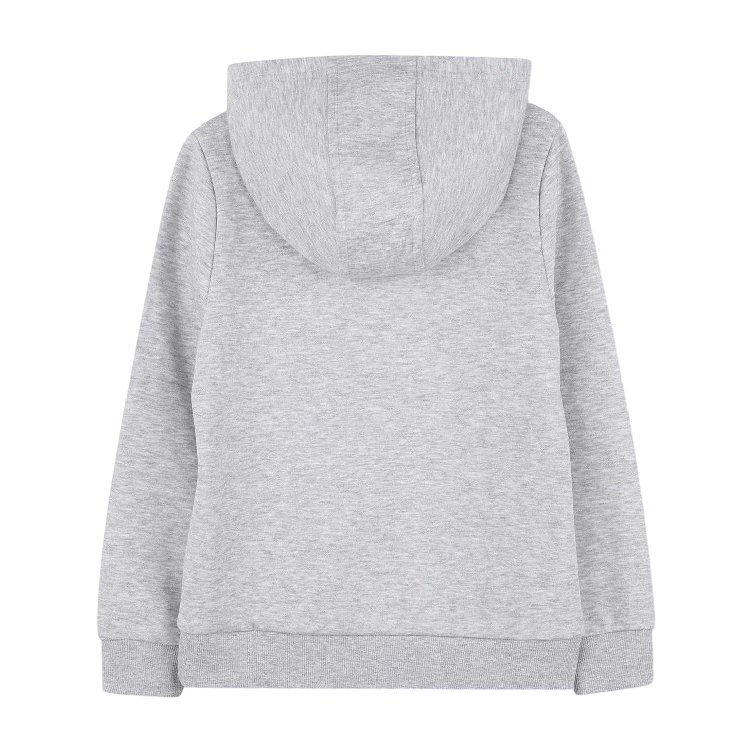 Grey - Back - Boss Childrens-Kids Contrast Line Hoodie