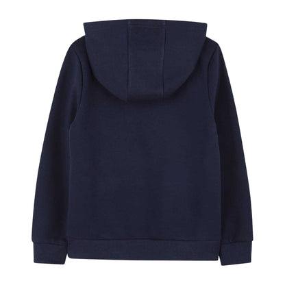 Navy - Back - Boss Childrens-Kids Contrast Line Hoodie