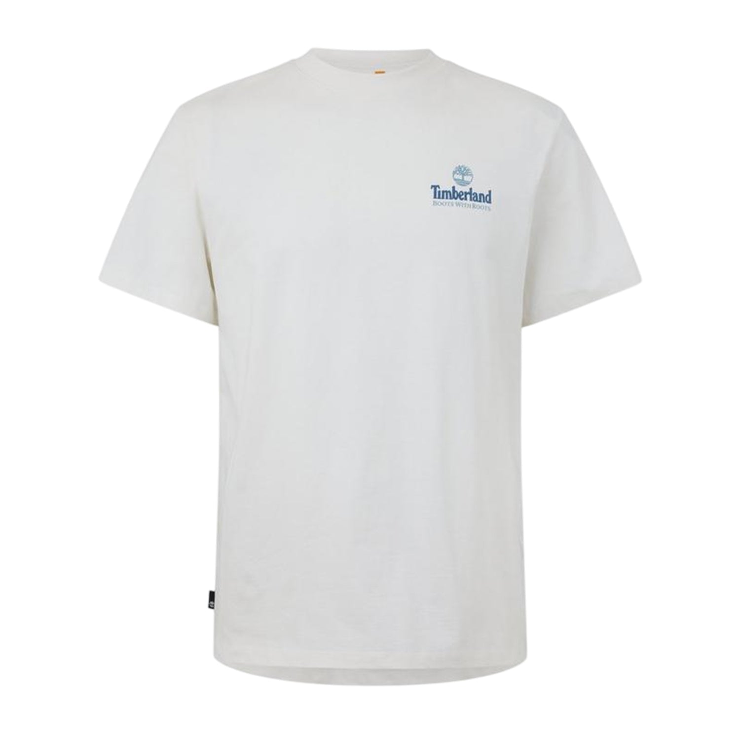 White - Front - Timberland Mens Tree Logo Crew Neck T-Shirt