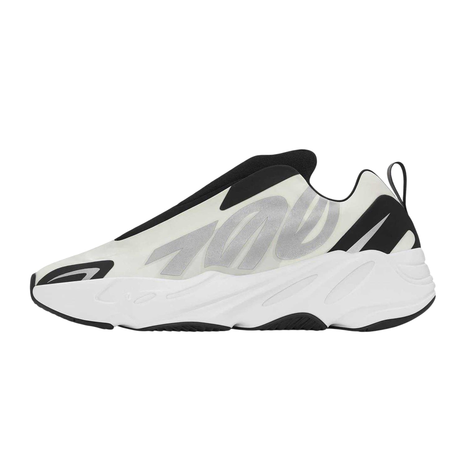 White-Black - Back - Yeezy Womens-Ladies 700 MNVN Trainers