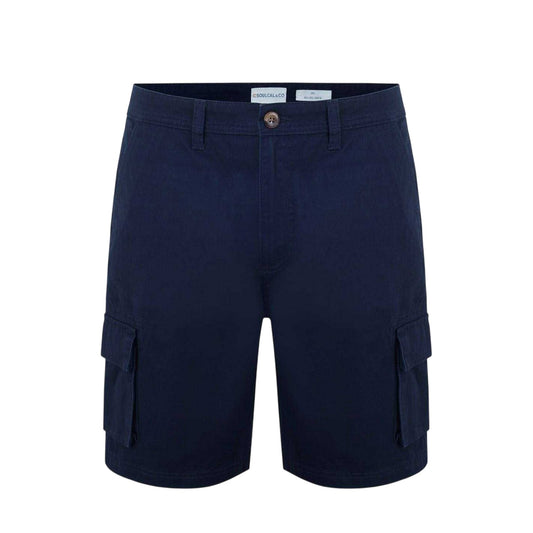 Navy - Front - SoulCal Mens Plain Cargo Shorts