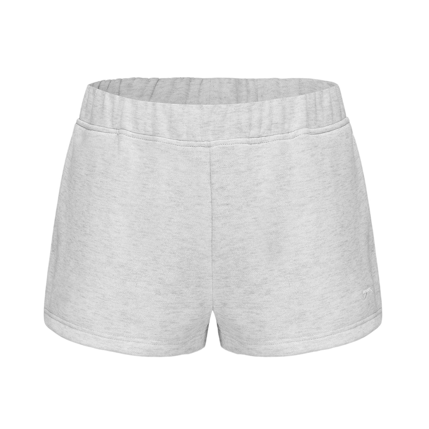 Ice Grey Marl - Front - Slazenger Womens-Ladies Fleece Shorts