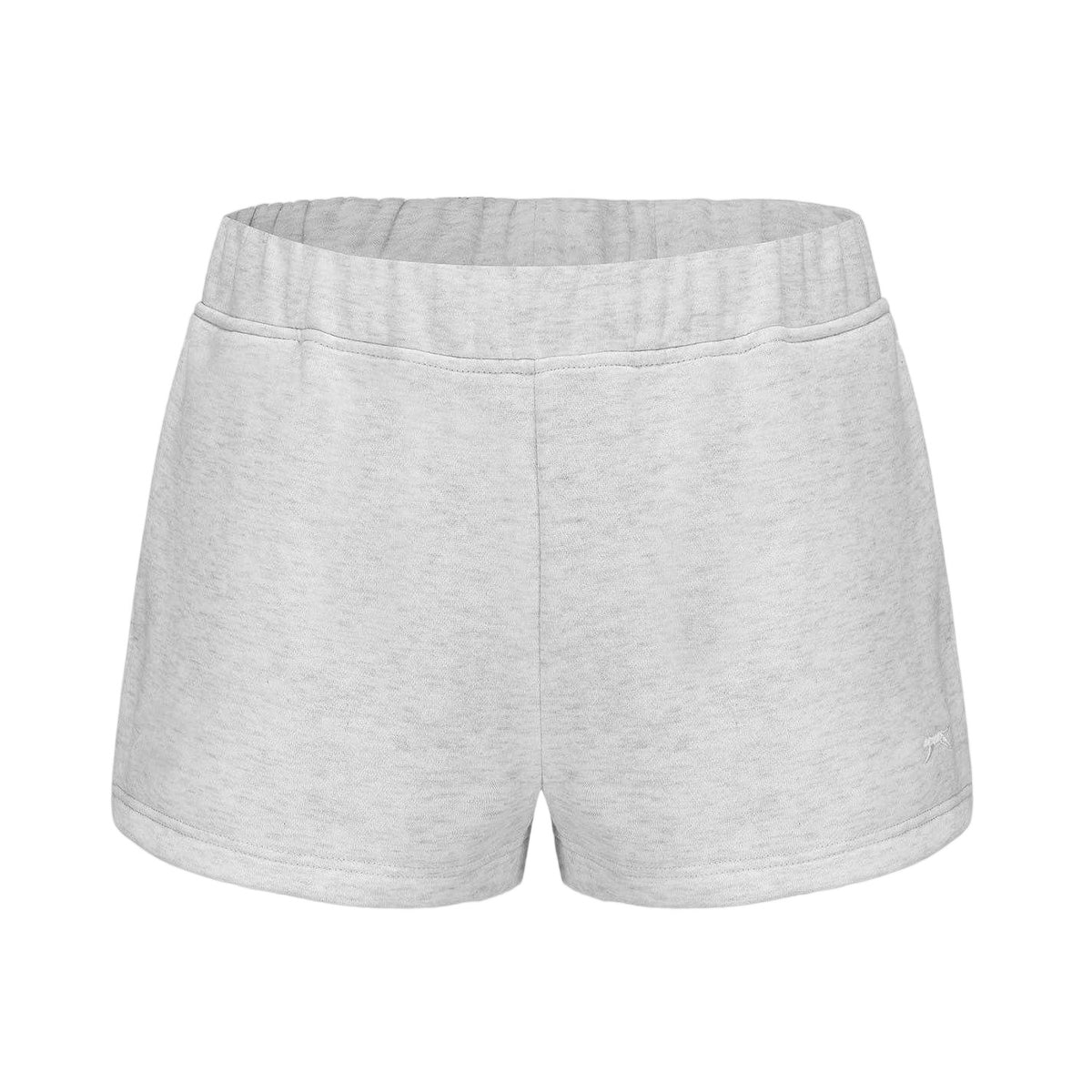 Ice Grey Marl - Front - Slazenger Womens-Ladies Fleece Shorts
