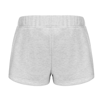 Ice Grey Marl - Back - Slazenger Womens-Ladies Fleece Shorts