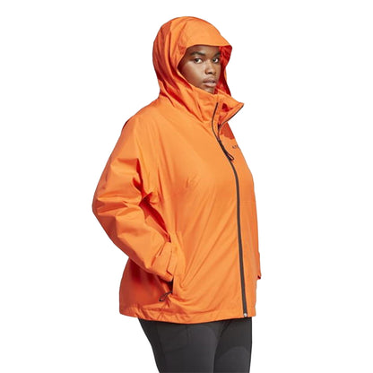 Orange - Side - Adidas Womens-Ladies Terrex Track Top