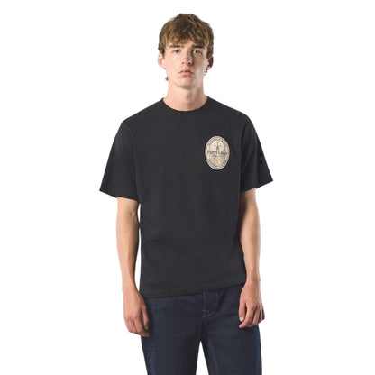 Black - Lifestyle - Pretty Green Mens Crew Neck Relaxed Fit Short-Sleeved T-Shirt