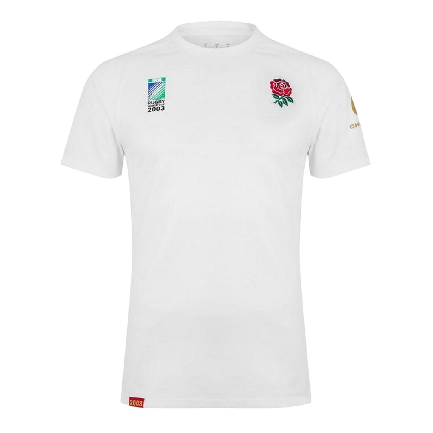White - Front - Castore Childrens-Kids World Cup 2003 England Rugby T-Shirt