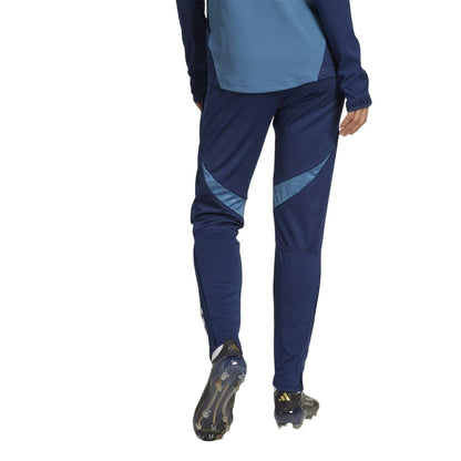 Blue - Back - Adidas Womens-Ladies Arsenal FC Training Jogging Bottoms