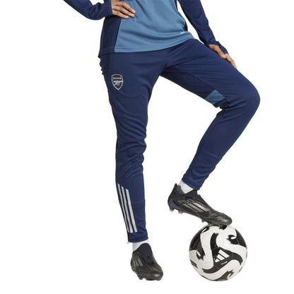 Blue - Lifestyle - Adidas Womens-Ladies Arsenal FC Training Jogging Bottoms