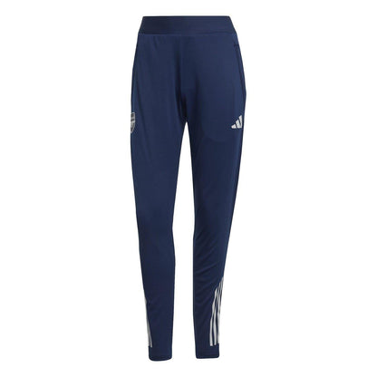Blue - Front - Adidas Womens-Ladies Arsenal FC Training Jogging Bottoms