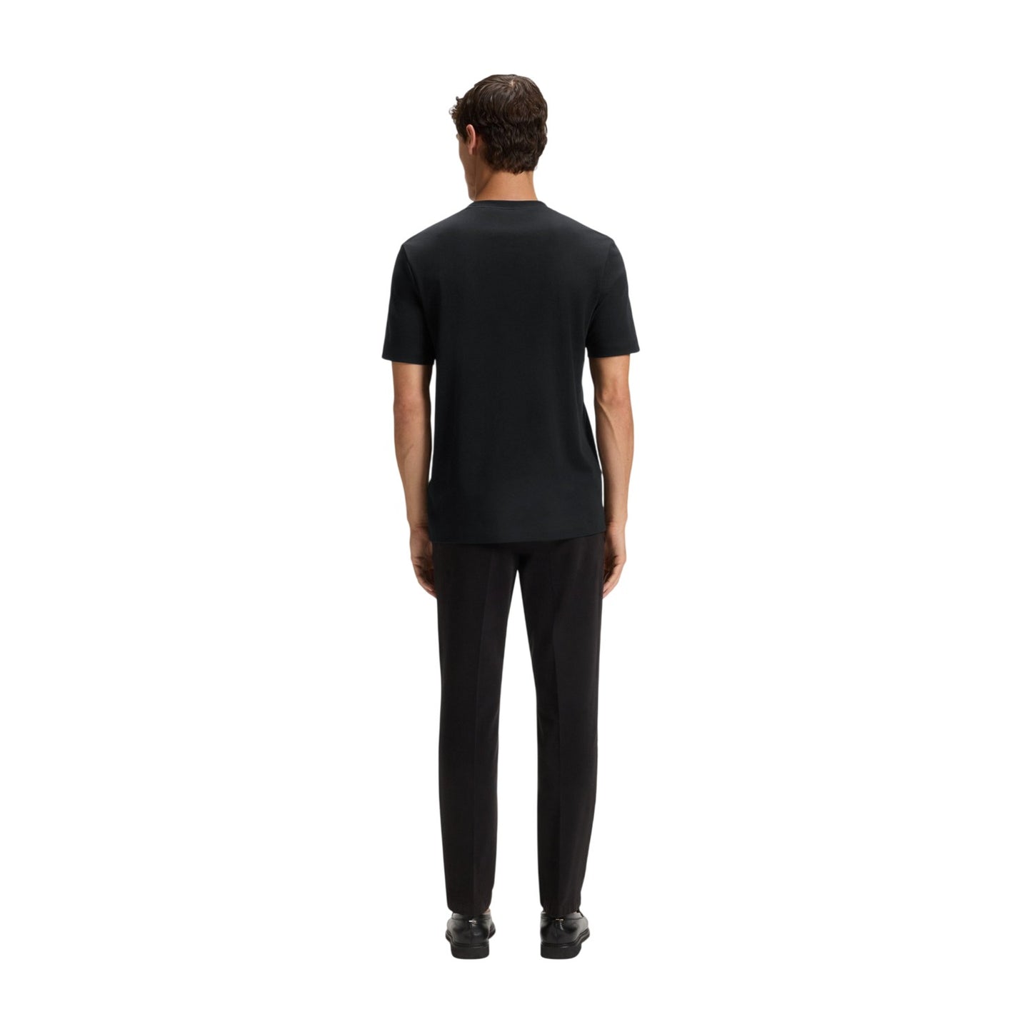 Black - Back - Boss Boys Logo 3D Regular Short-Sleeved T-Shirt