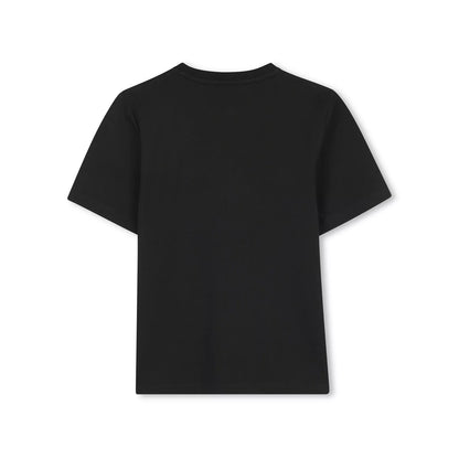 Black - Back - Boss Boys Logo 3D Regular Short-Sleeved T-Shirt