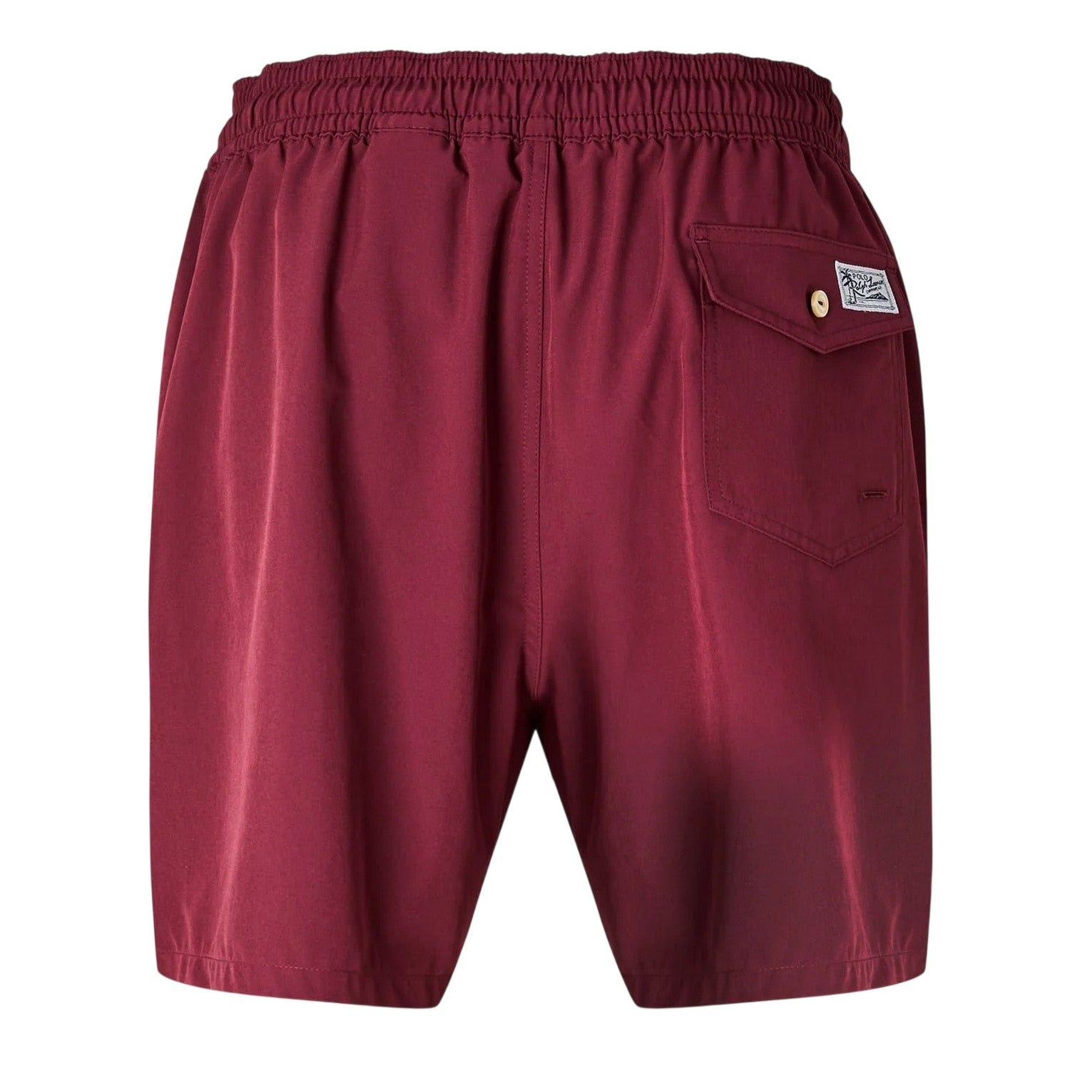 Red Wine - Back - Ralph Lauren Mens Traveller Swim Shorts