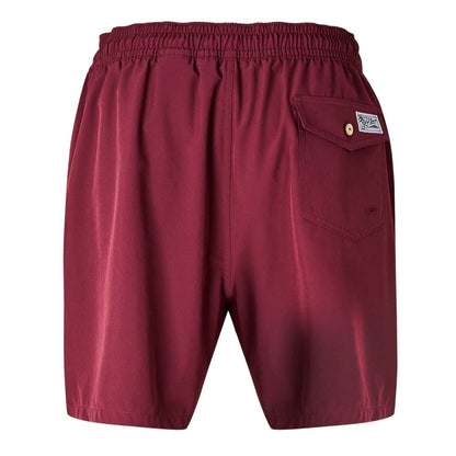 Red Wine - Back - Ralph Lauren Mens Traveller Swim Shorts