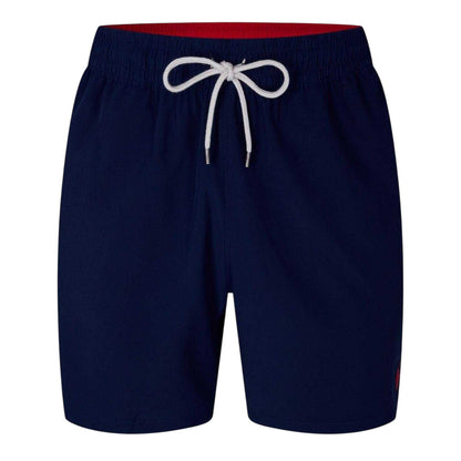 Navy - Front - Ralph Lauren Mens Traveller Swim Shorts