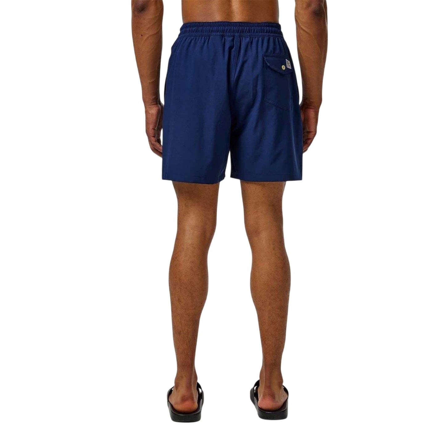 Navy - Back - Ralph Lauren Mens Traveller Swim Shorts