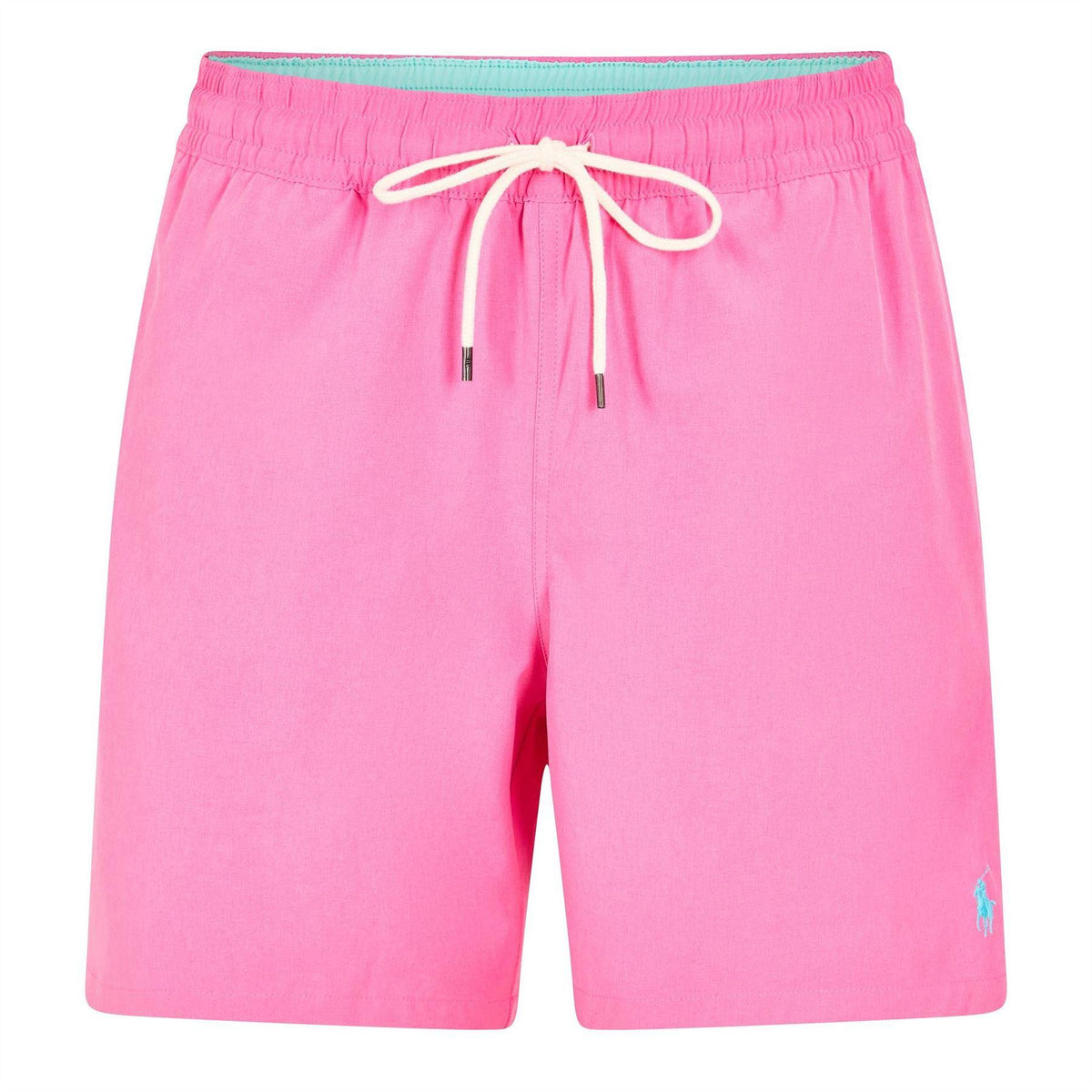 Pink - Front - Ralph Lauren Mens Traveller Swim Shorts